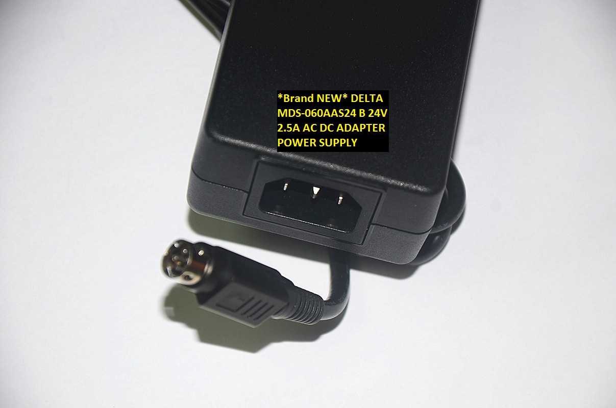 *Brand NEW* DELTA MDS-060AAS24 B 24V 2.5A AC DC ADAPTER POWER SUPPLY